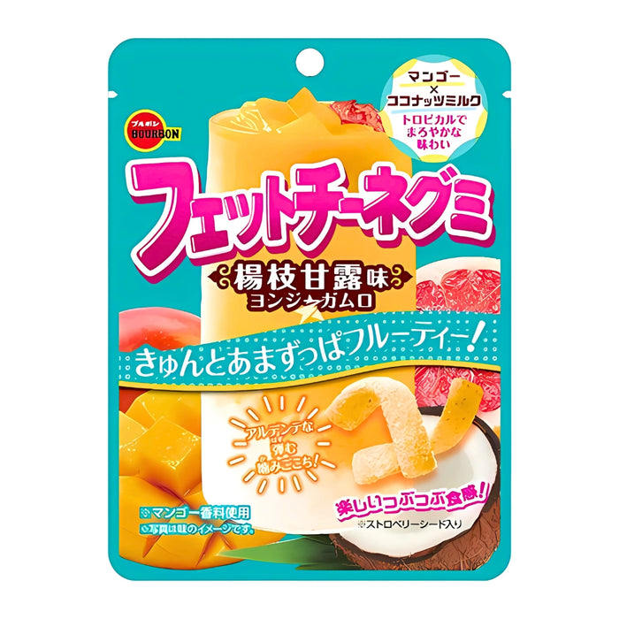 Bourbon Fettuccine Mango Coconut Milk Flavour Gummy 47g (JAPAN IMPORT)