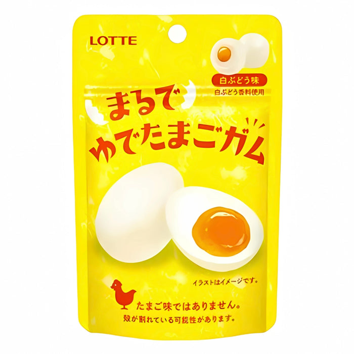 Lotte Boiled Egg-Shaped Gum Mascat Grape Flavor 26g (JAPAN IMPORT)