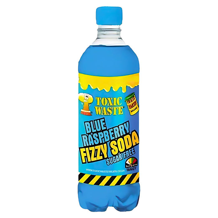 Toxic Waste Blue Raspberry Fizzy Soda 500ml