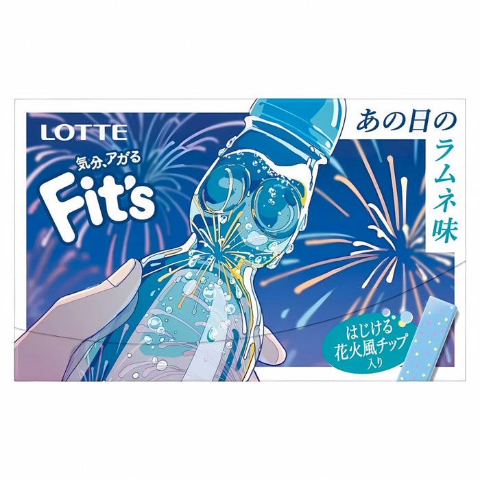 Lotte Fit's Chewing Gum Ramune Flavour 12 pcs 25g (JAPAN IMPORT)