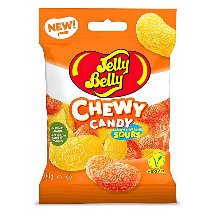 Jelly Belly Chewy Candy Sours Orange & Lemon 60g