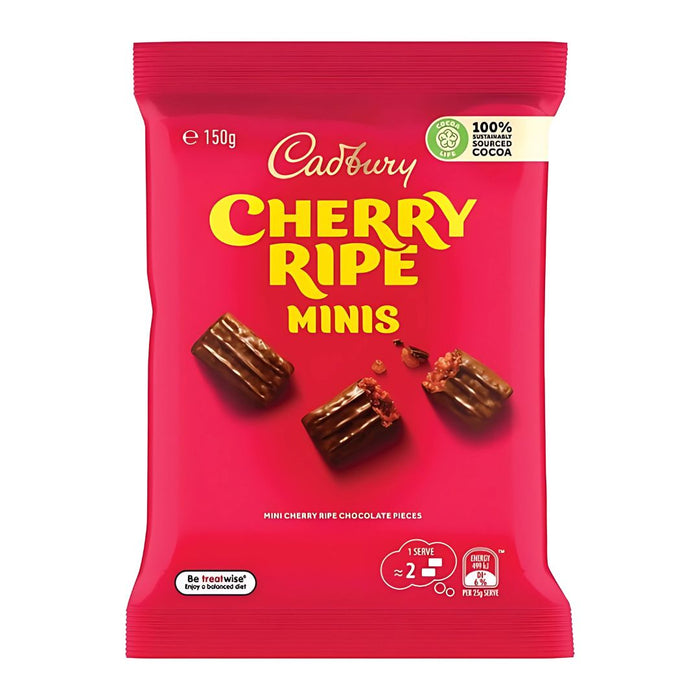 Cadbury Cherry Ripe Minis 150g (Australian IMPORT)