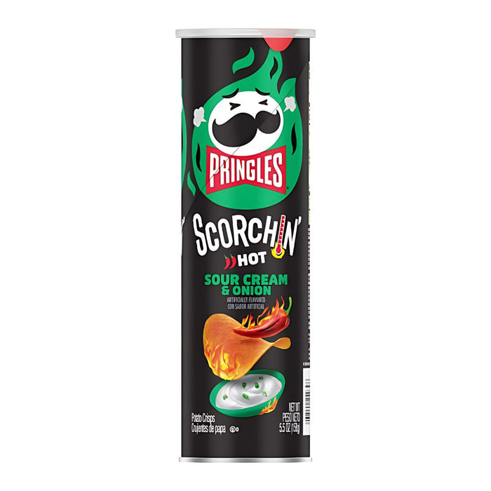 Pringles Scorchin Sour Cream & Onion 5.5oz (158g) (USA IMPORT)