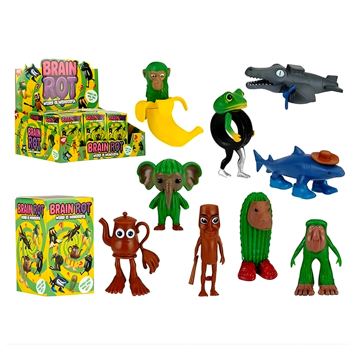 Brainrot Weird Is Wonderful Mini Figures (8 cm) – Surprise Bag or Box Collectible Toy (1 Figure Per Pack)