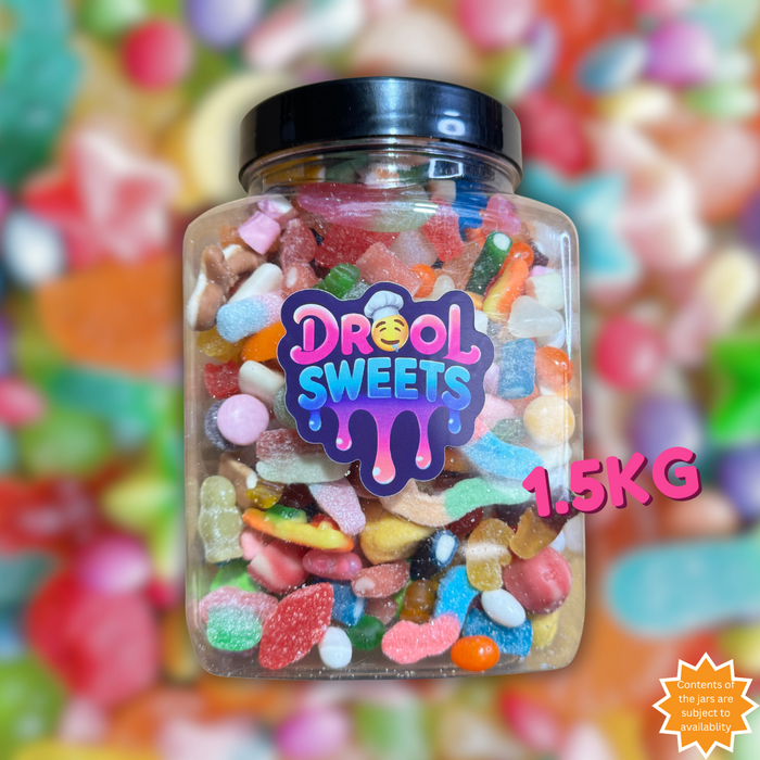 Drool Sweets – Pick ’n’ Mix (Available Sizes: 500g, 1kg & 1.5kg Jar)