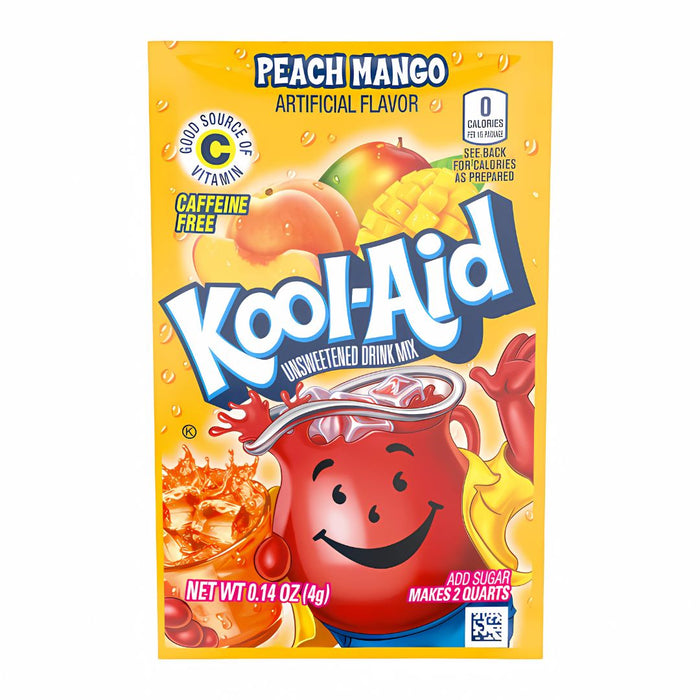 Kool Aid Unsweetened Peach Mango 3.6g (USA IMPORT)