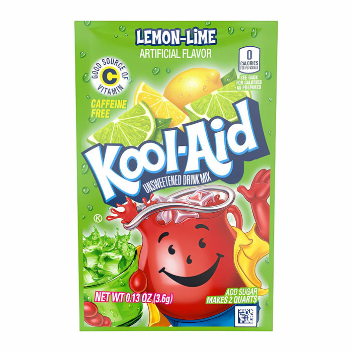 Kool Aid Unsweetened Lemon & Lime 3.6g (USA IMPORT)