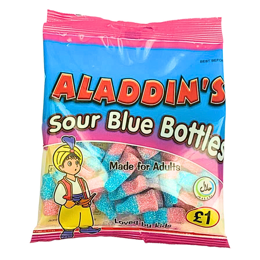 aladdin's sour blue bottles