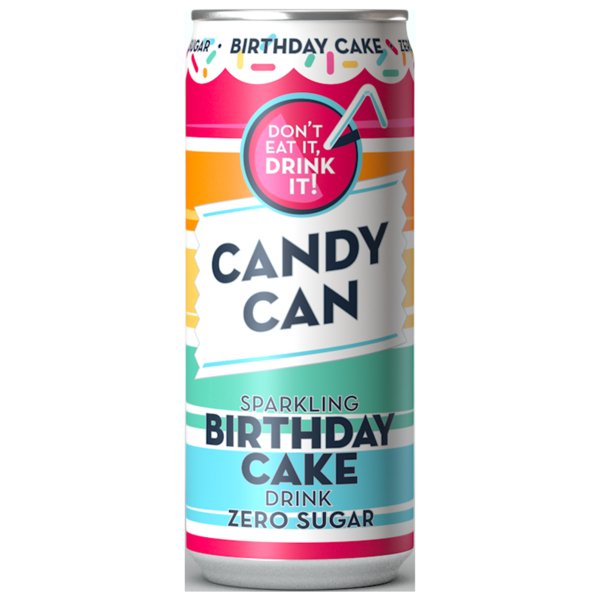 Candy Can Zero Sugar Birthday Cake 330 ml