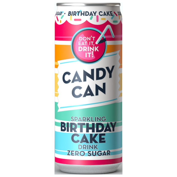 Candy Can Zero Sugar Birthday Cake 330 ml