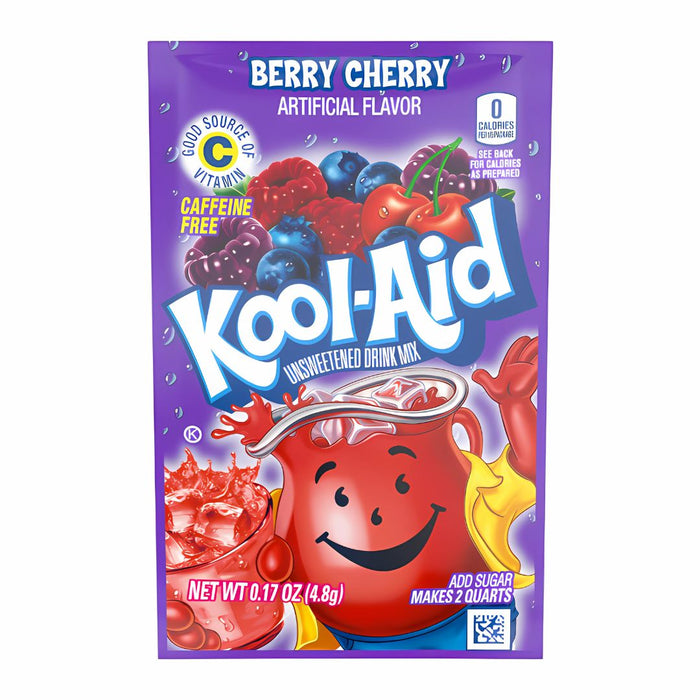 Kool-Aid Berry Cherry Sachet 4.8g (USA IMPORT)