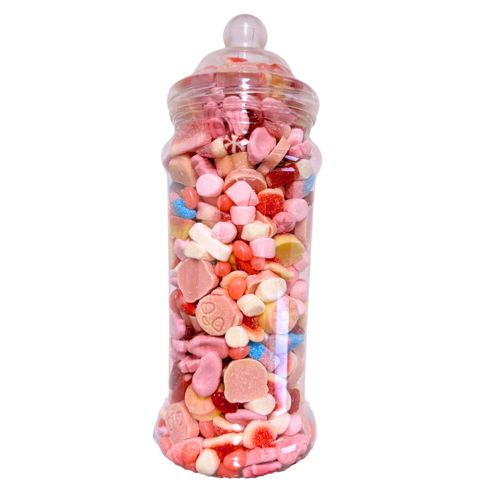 Pink Valentines Day Sweet Jar (1.7KG)