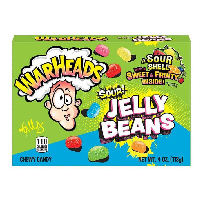 Warheads Sour Jelly Beans Theater Box 113g BBD: 24/11/23