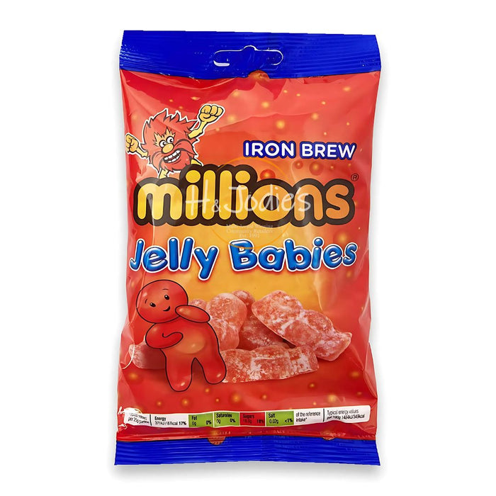 Millions Iron Brew Jelly Babies 180g