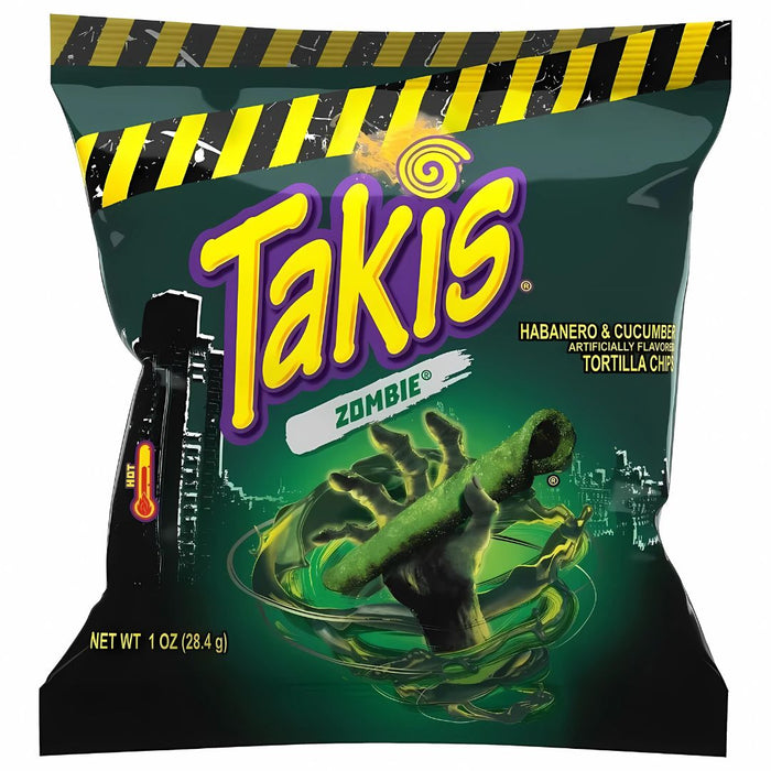 Takis Zombie Habanero Cucumber Tortilla Chips 28.4g