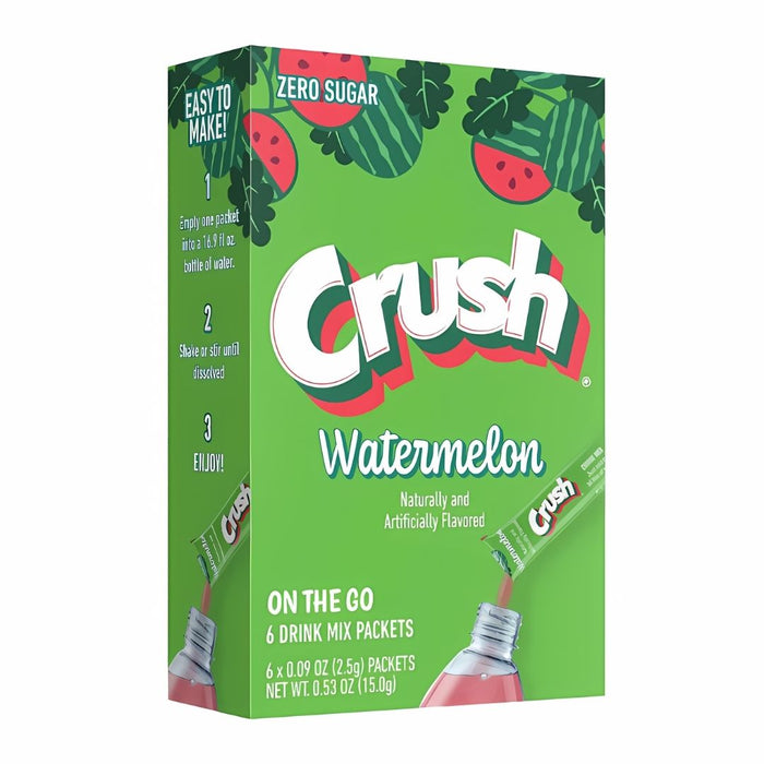 Crush - Singles to Go 6 pack Watermelon (USA Import)