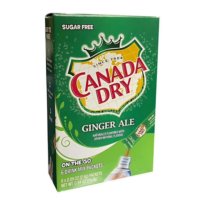 Canada Dry Singles To Go Ginger Ale Mix 15.6g (USA Import)