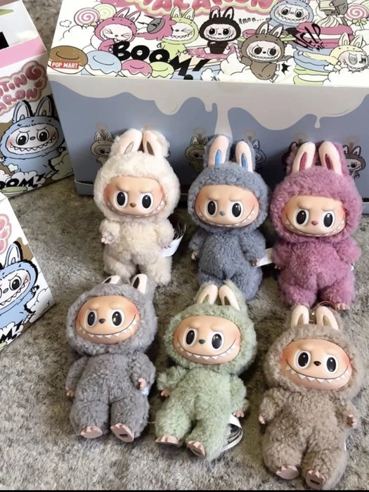 LA-FU-FU Exciting Macaron Series (No BOX) – Mystery Plush Pendant Single Pack of 1 (Blind Box)