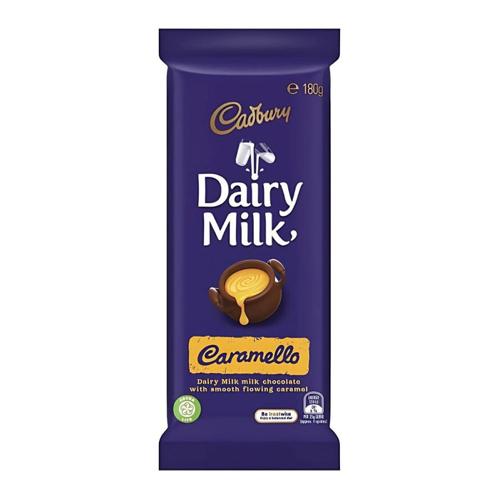 Cadbury Dairy Milk Caramello 180g (Australia Import)