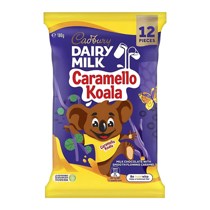 Cadbury Dairy Milk Caramello Koala 12-Pack 180g (Australia Import)