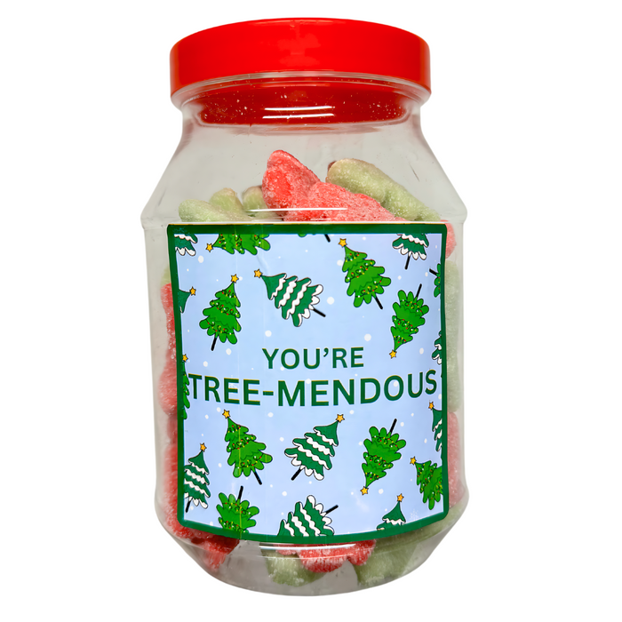 Christmas Gift Jar "You're TREE-MENDOUS" - 400g