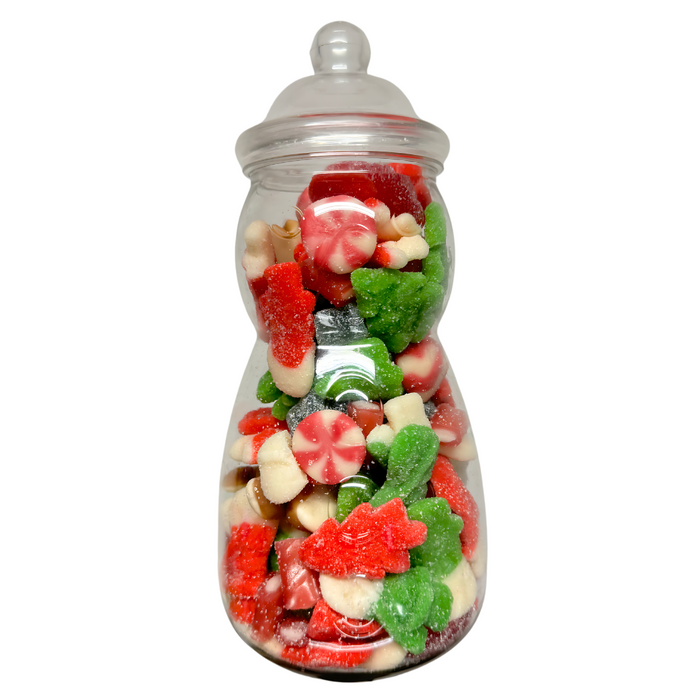 Snowman Christmas Jar (500g of Christmas Mix)