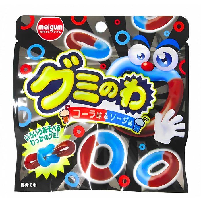 Meiji Gum Gummy Ring Cola & Soda 22g (JAPAN IMPORT)