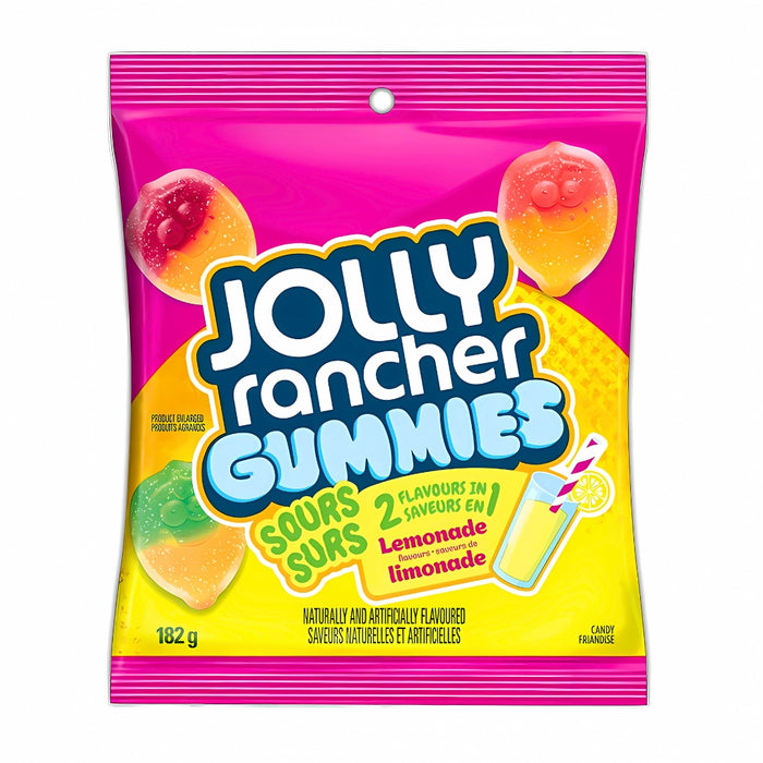 Jolly Rancher Gummies 2 Flavours in 1 Lemonade Sours - USA (182g)