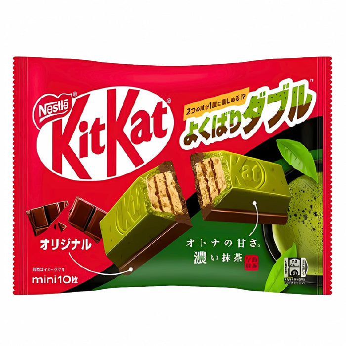 Nestle KitKat W Rich Matcha & Original 10 mini pieces 116g (JAPAN IMPORT)