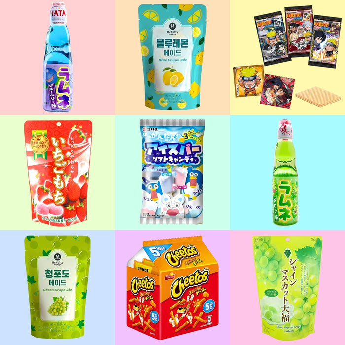 £20 Japanese Mystery Box - 7 Items per box - Including Sweets, Chocolate, Drinks & Snacks