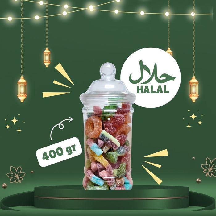 Halal Sweets in Victorian-Style Jar – Perfect for Ramadan or Any Celebration