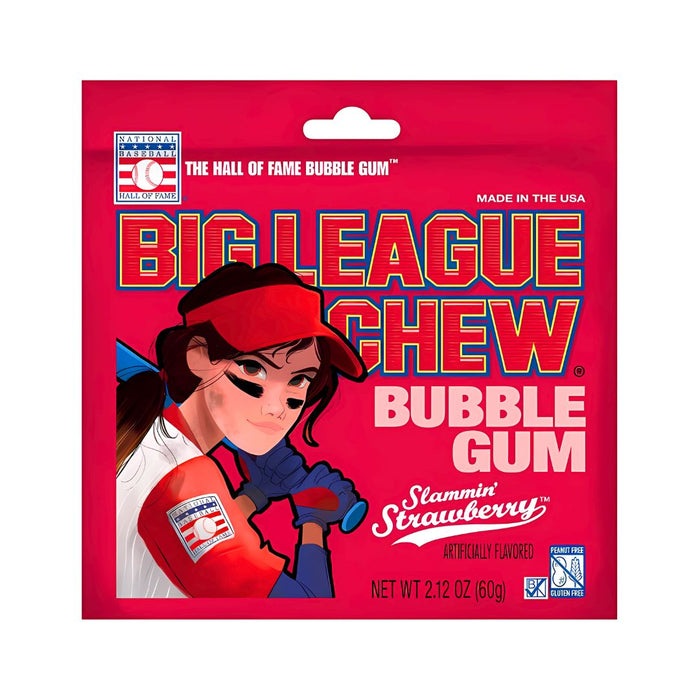 Big League Chew Girl Strawberry 60g