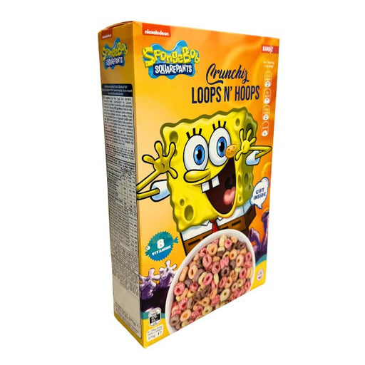 spongebob loops n' hoops cereal