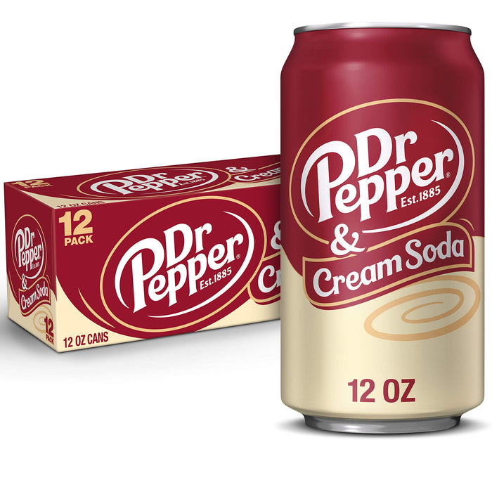 Dr Pepper & Cream Soda Case 12x355ml (USA)