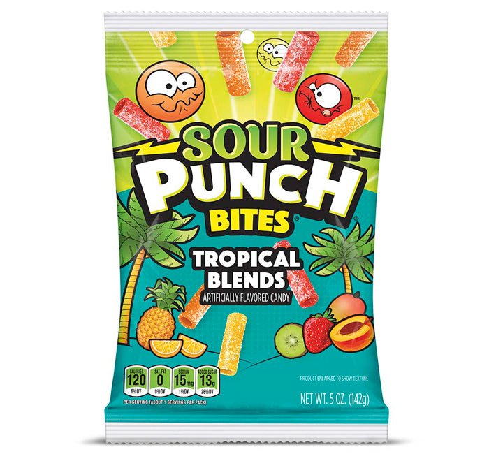 Sour Punch Bites Peg Bag - Tropical