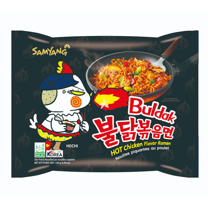 Samyang Buldak Original Hot Chicken Ramen – 10 Pack | Korean Spicy Instant Noodles | Halal Certified