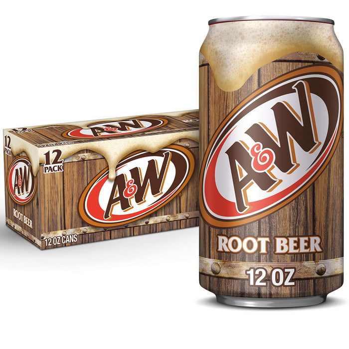 A & W Root Beer Case 12x355ml (USA)