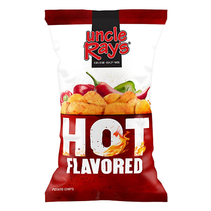 Uncle Ray's Potato Chips Hot 4.5oz (127.5g) (USA IMPORT)