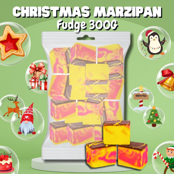 Christmas Marzipan Fudge 300g