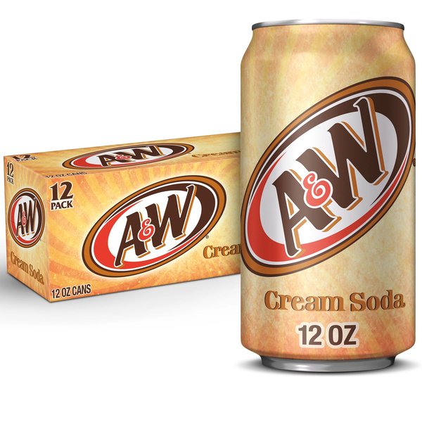 A & W Cream Soda Case 12x355ml (USA)