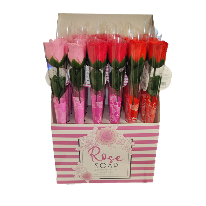 Rose Soap - Pink (Single Rose)