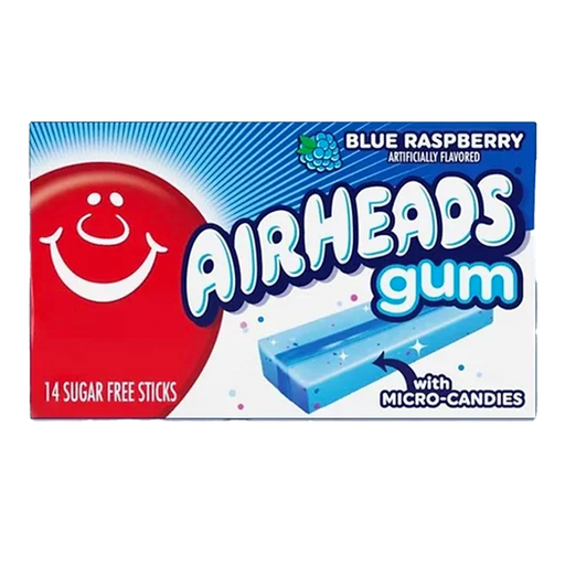 airheads blue raspberry gum