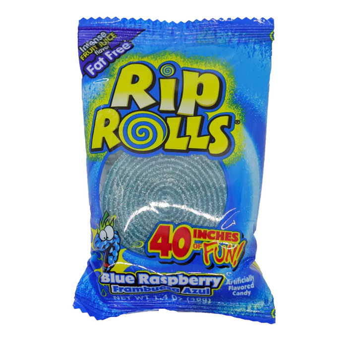 rip rolls blue raspberry candy 