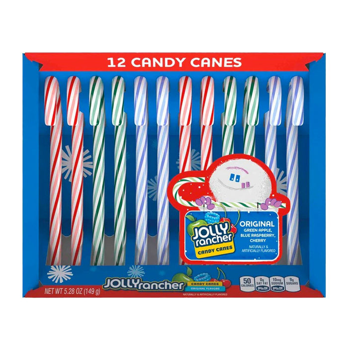 Jolly Rancher Candy Canes - 12 Canes