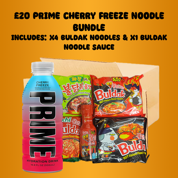 cherry freeze prime buldak noodles bundle box