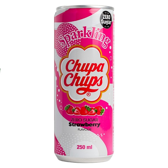 Chupa Chups Strawberry Can 250ml