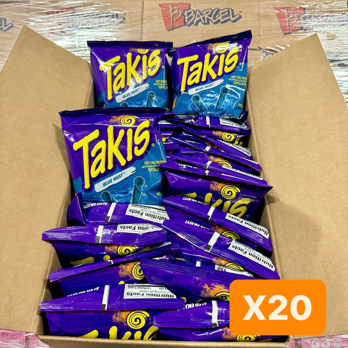 Takis Blue Heat 20x3.25 oz FULL BOX (Best Before: Nov 23)