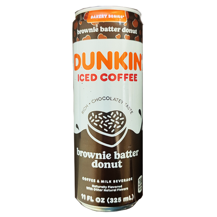 dunkin doughnut brownie batter iced coffee