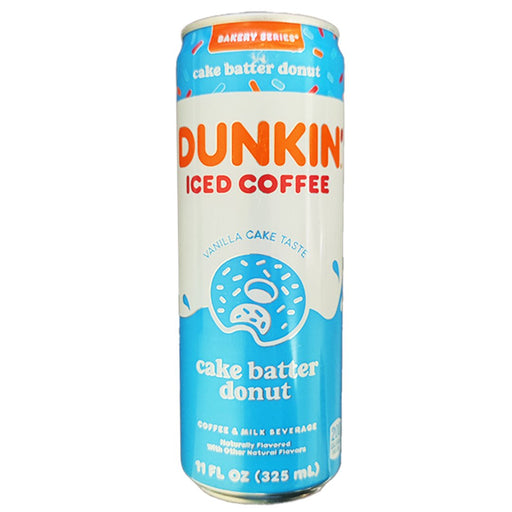 dunkin doughnut cake batter iced coffee