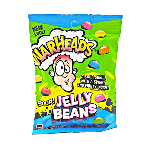 warhead sour jelly beans candy